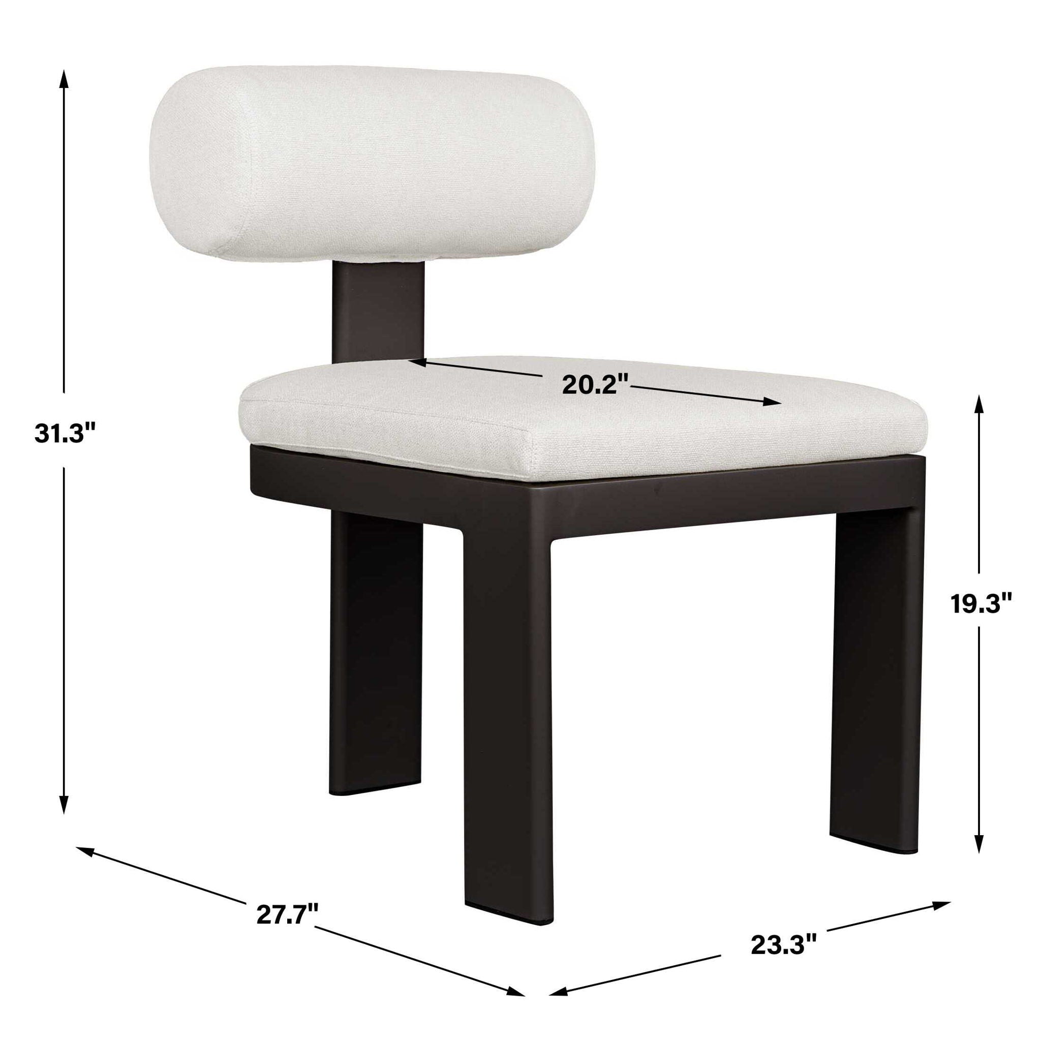 Bolster Back - Outdoor Dining Chair