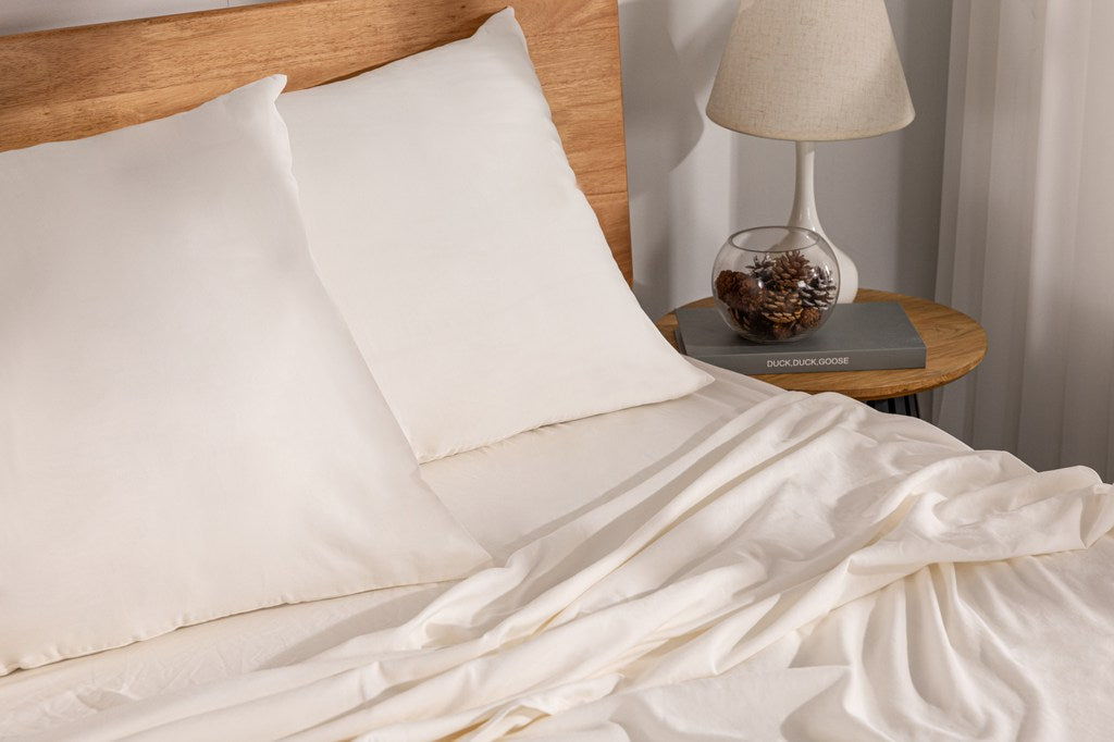 MLILY Soft Washed Sheet Set