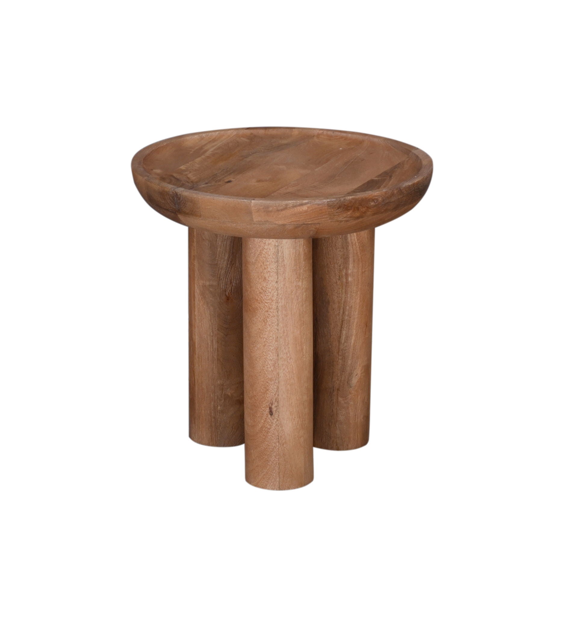 Blair - Round End Table Top - Dark Brown