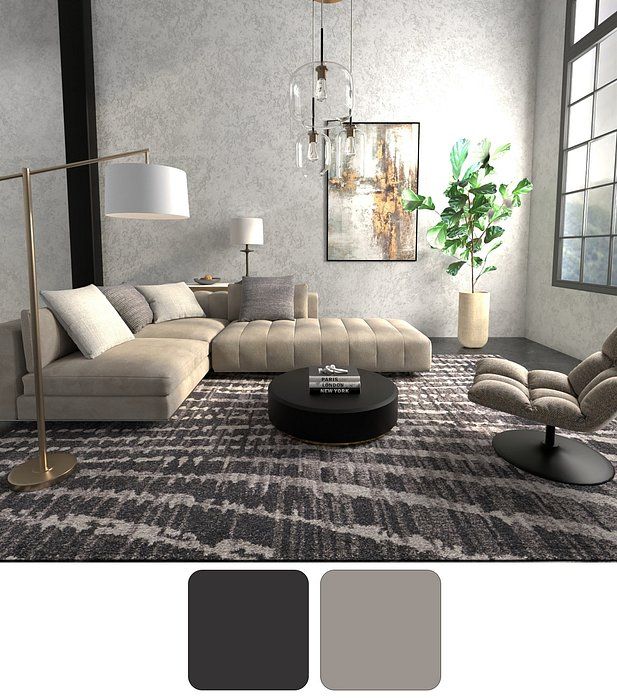 SKYVIEW Collection - 39QDF Charcoal