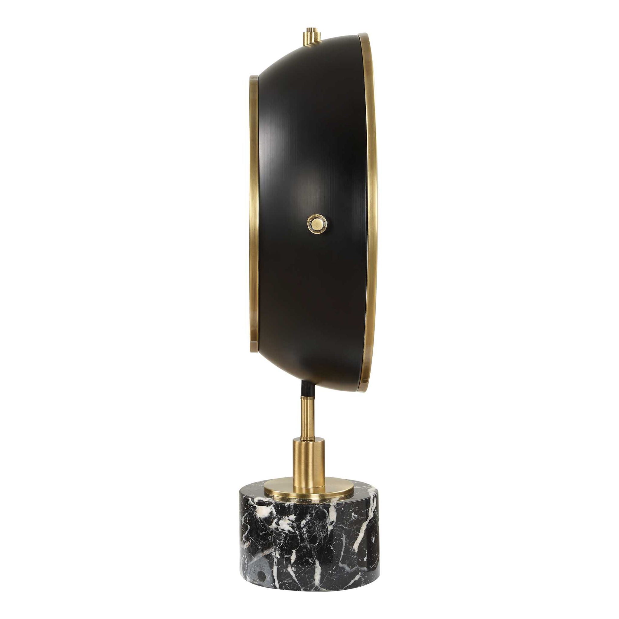 Velar - Modern Table Clock - Black / Gold