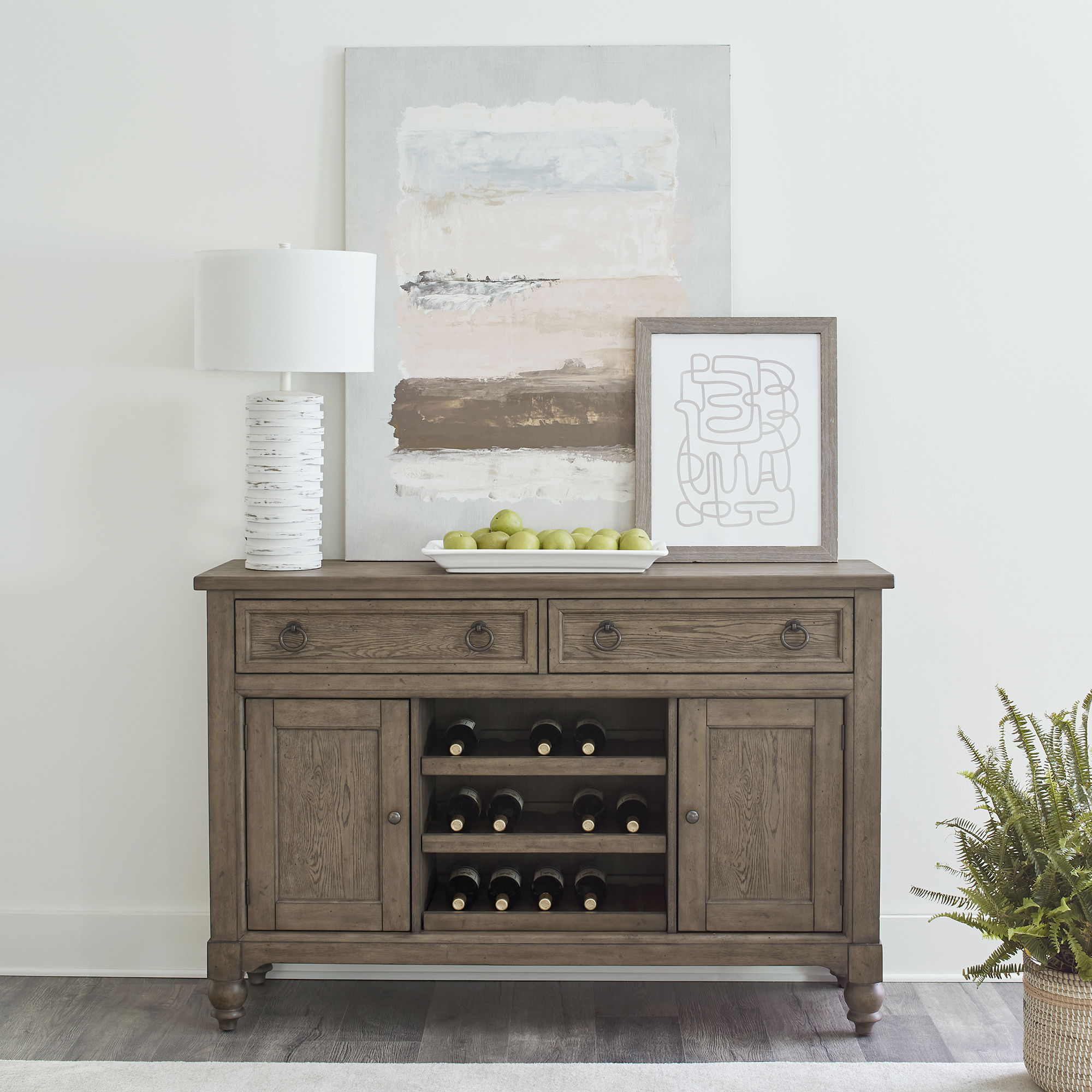 Americana Farmhouse - Buffet - Dusty Taupe