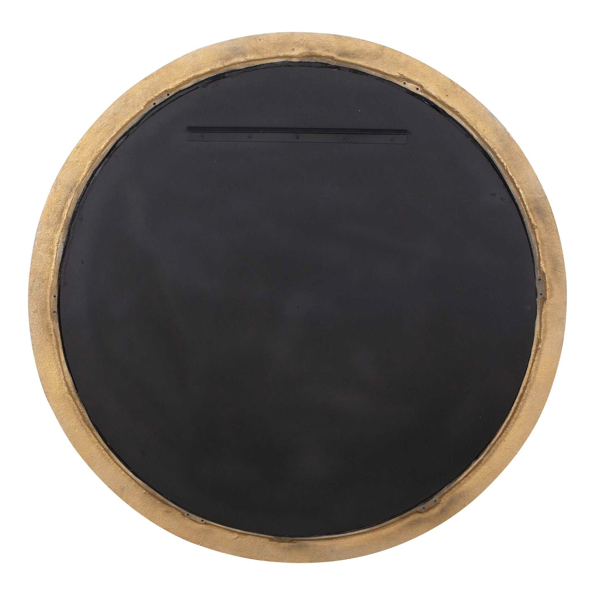 Heart Of Gold - Round Mirror - Brass / Gold