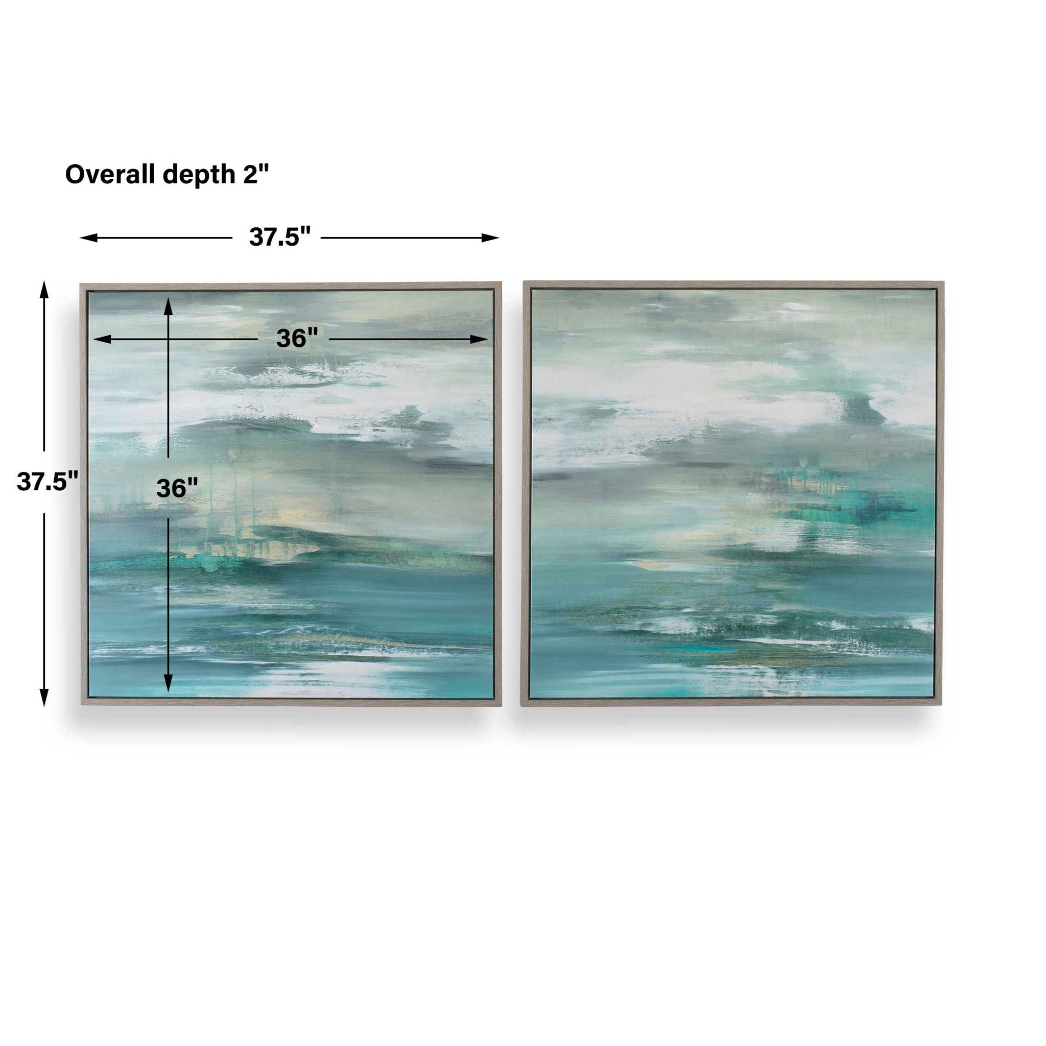 Tranquil State Of Mind - Framed Canvases (Set of 2)