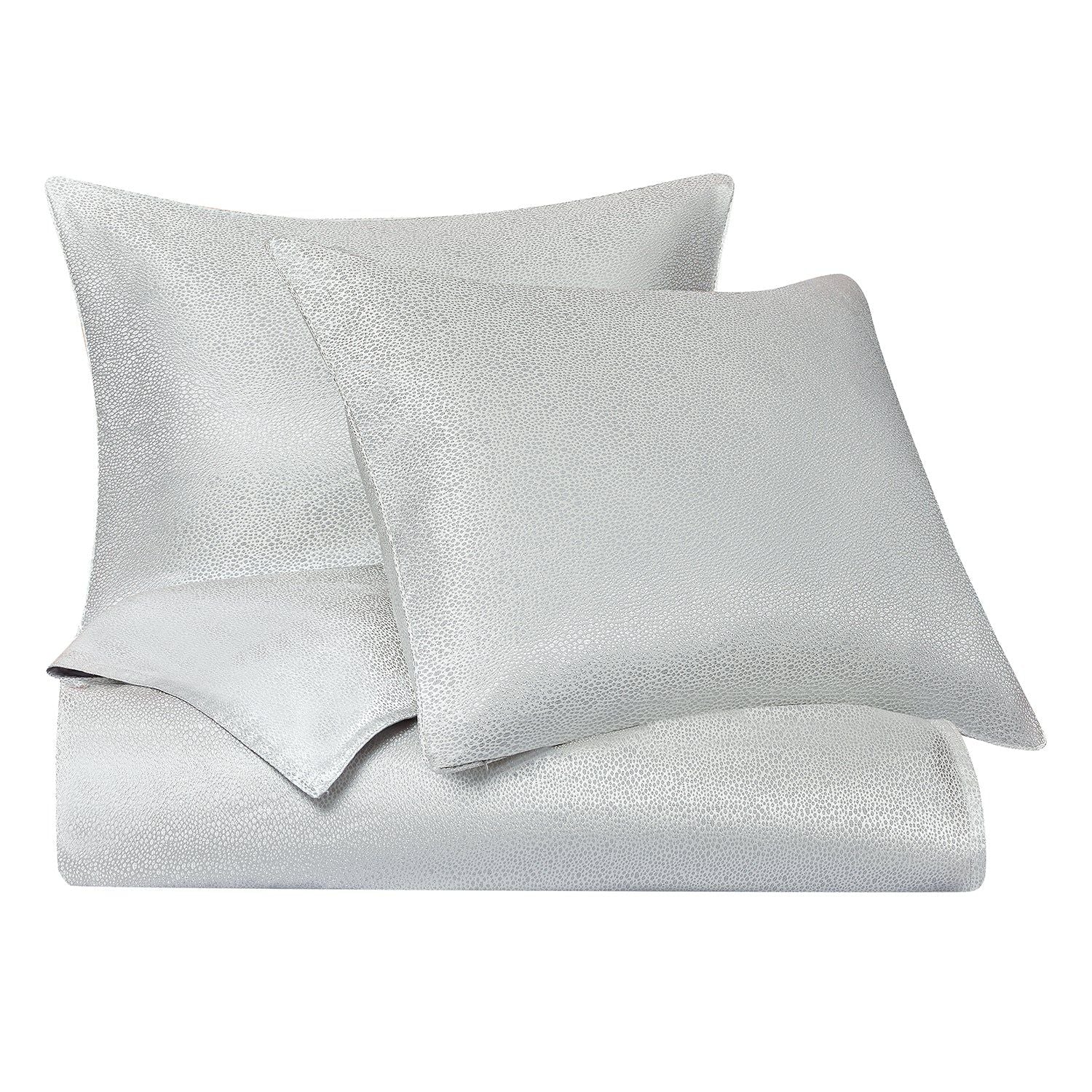 Marilyn Modern Bubble - King Duvet Cover Set (Set of 3) - Gray