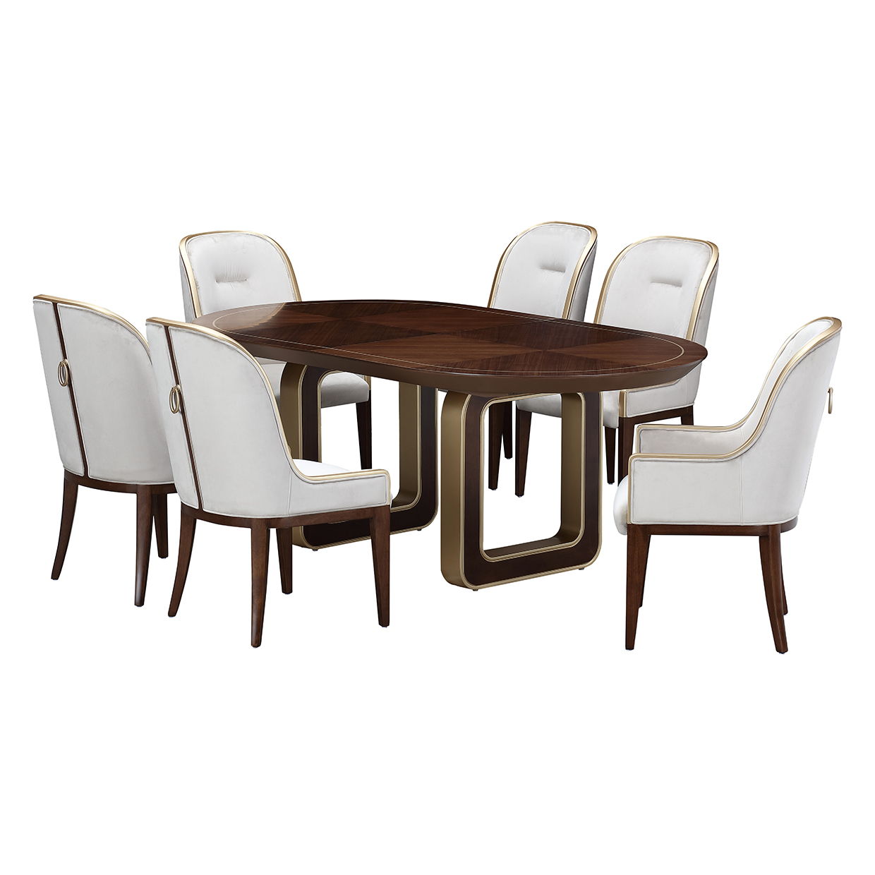 Houston - Oval Dining Table - Walnut