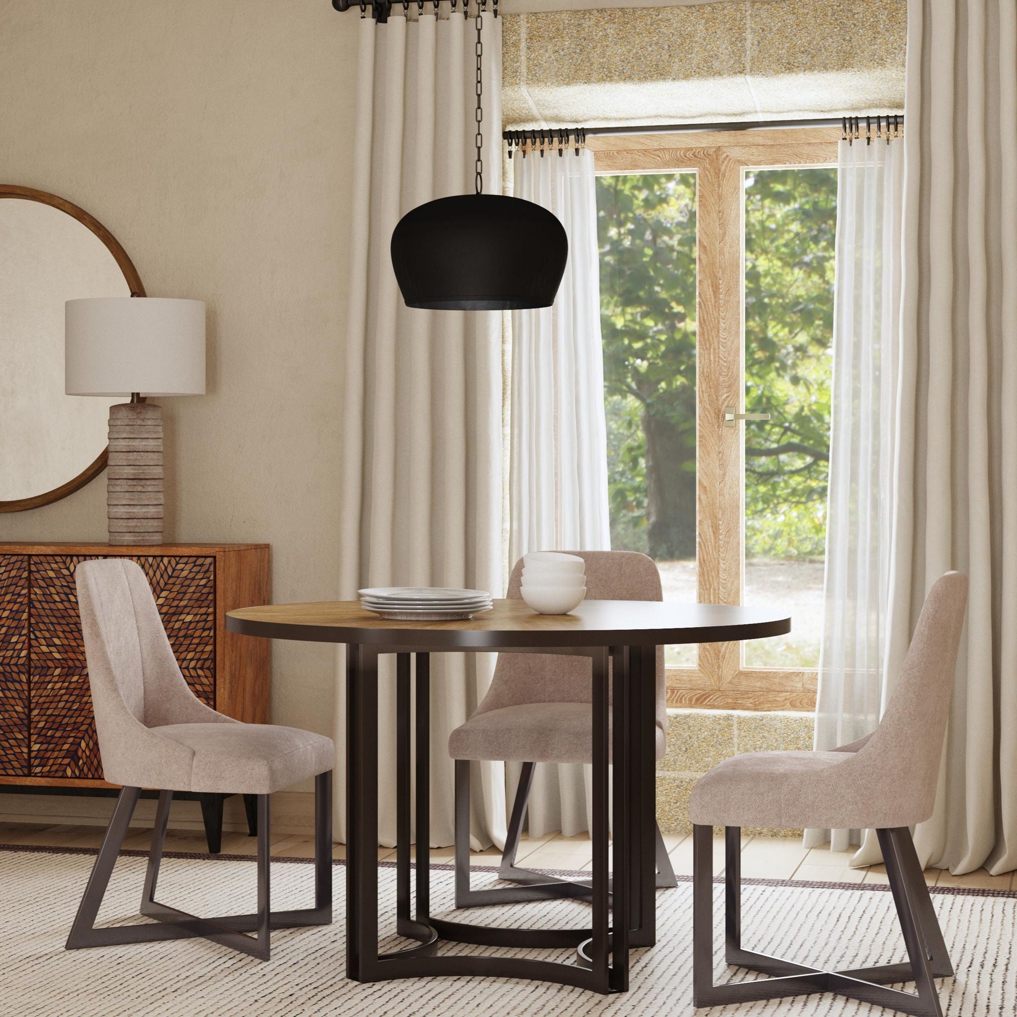 Trucco - Dining Chair (Set of 2) - Brown / Bronze