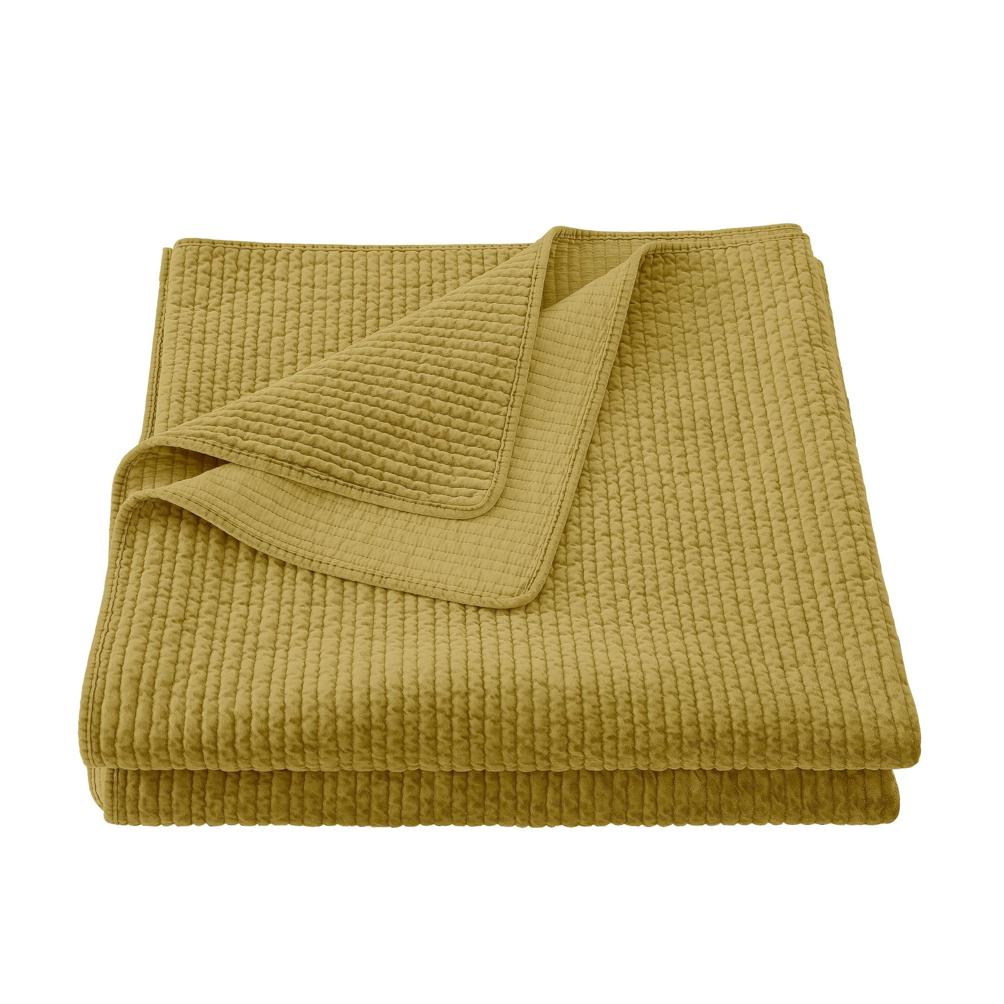 Stonewashed Cotton Velvet - Twin Quilt - Tuscan