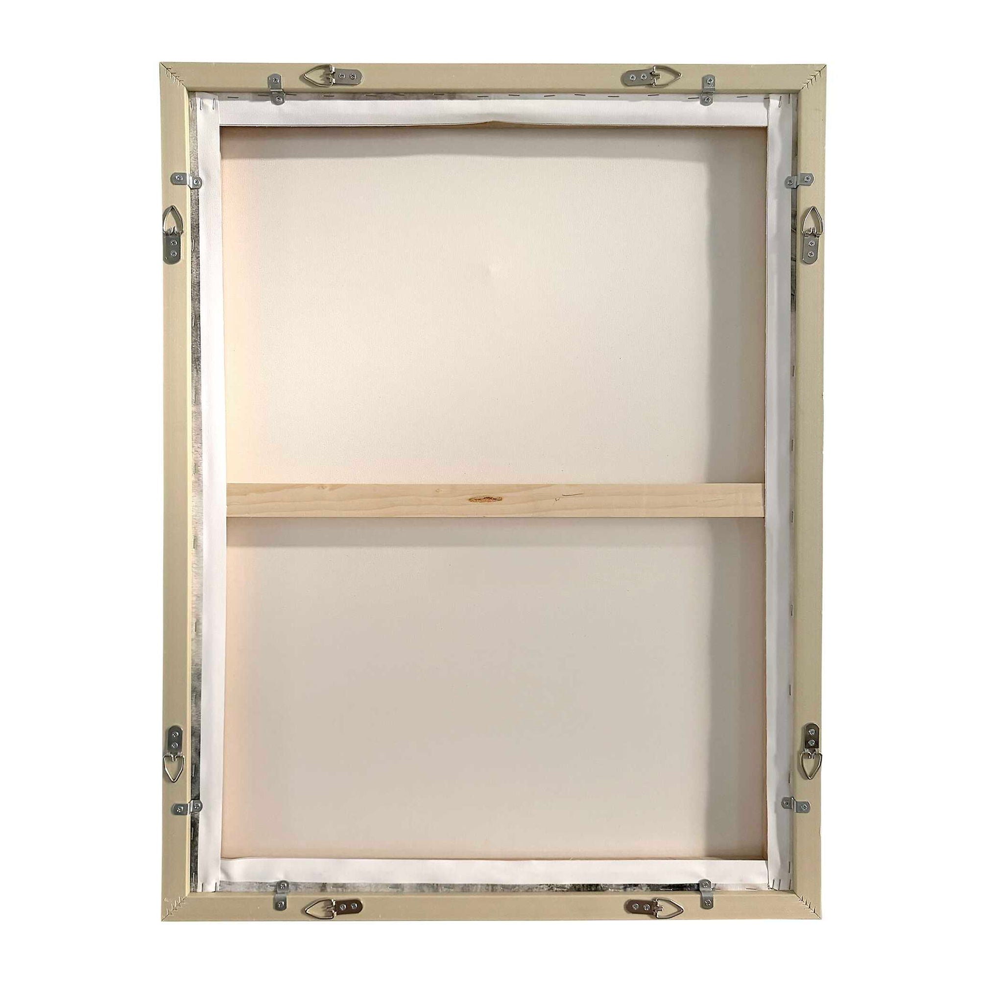 Subliminal Drift - Framed Modern Art - Black / Brown / Gray / Green / White
