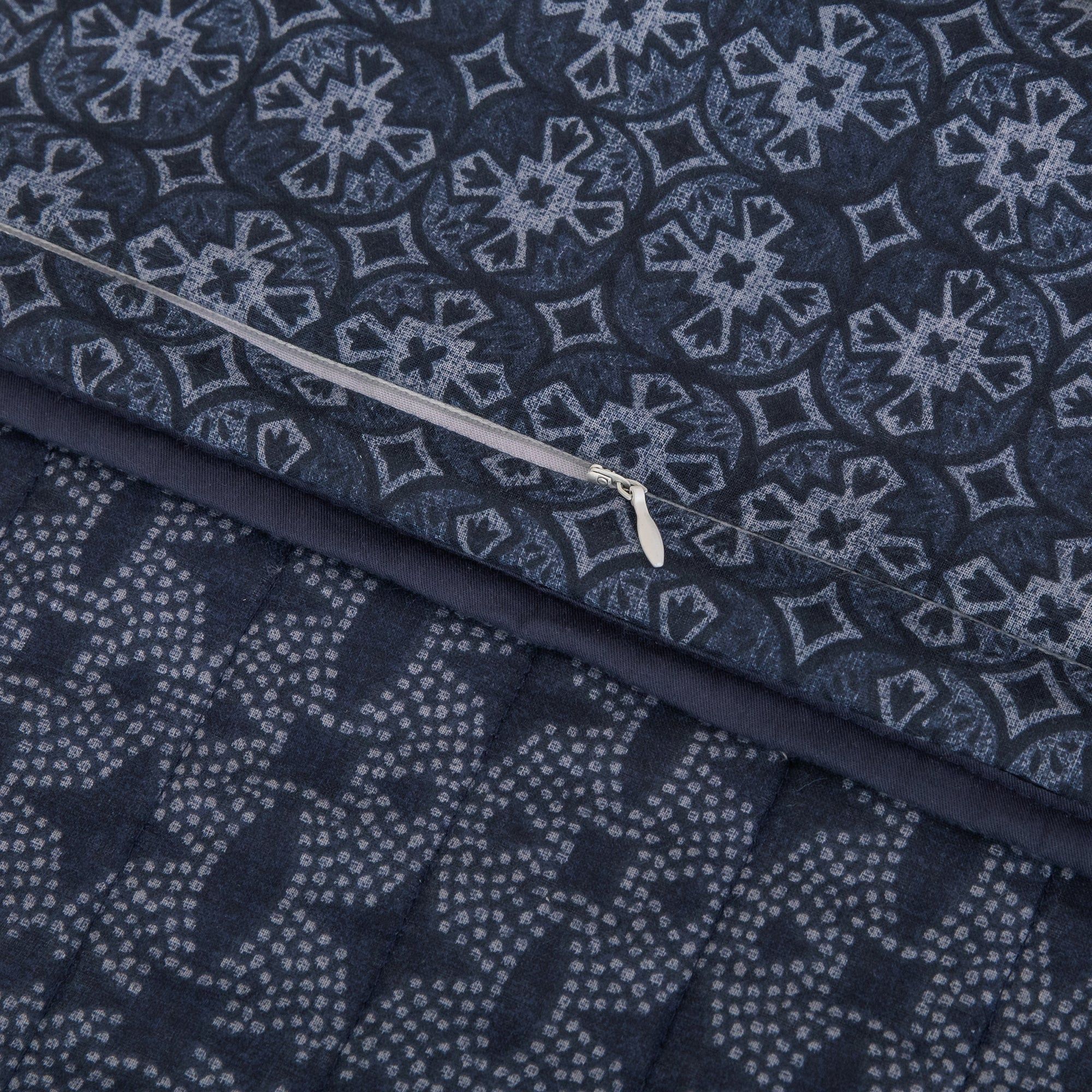 Indigo - Twin Reversible Quilt Set (Set of 2) - Blue