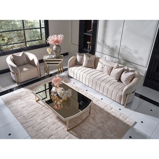 Lisbon - Nesting Tables (Set of 3) - Silken Matte Cream