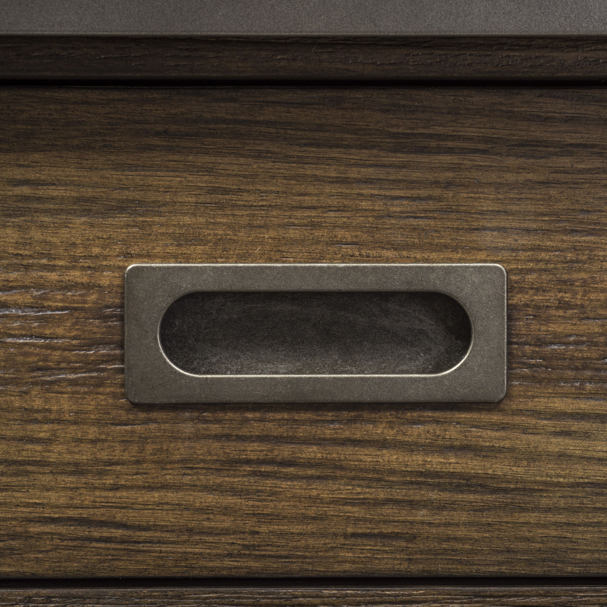 Stone Brook - Computer Credenza - Rustic Saddle