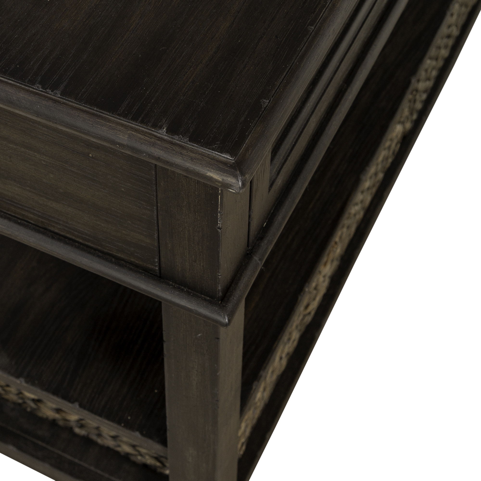 Mill Creek - 2 Drawer Sofa Table - Peppercorn