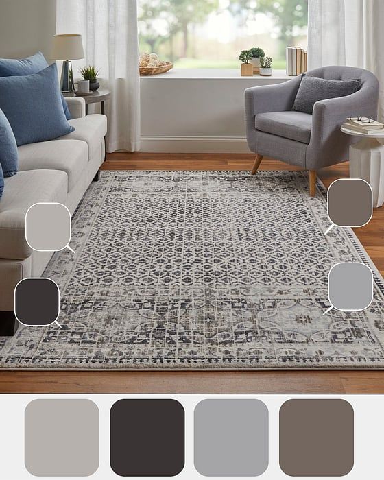 KANO Collection - 3874F Gray/Ivory