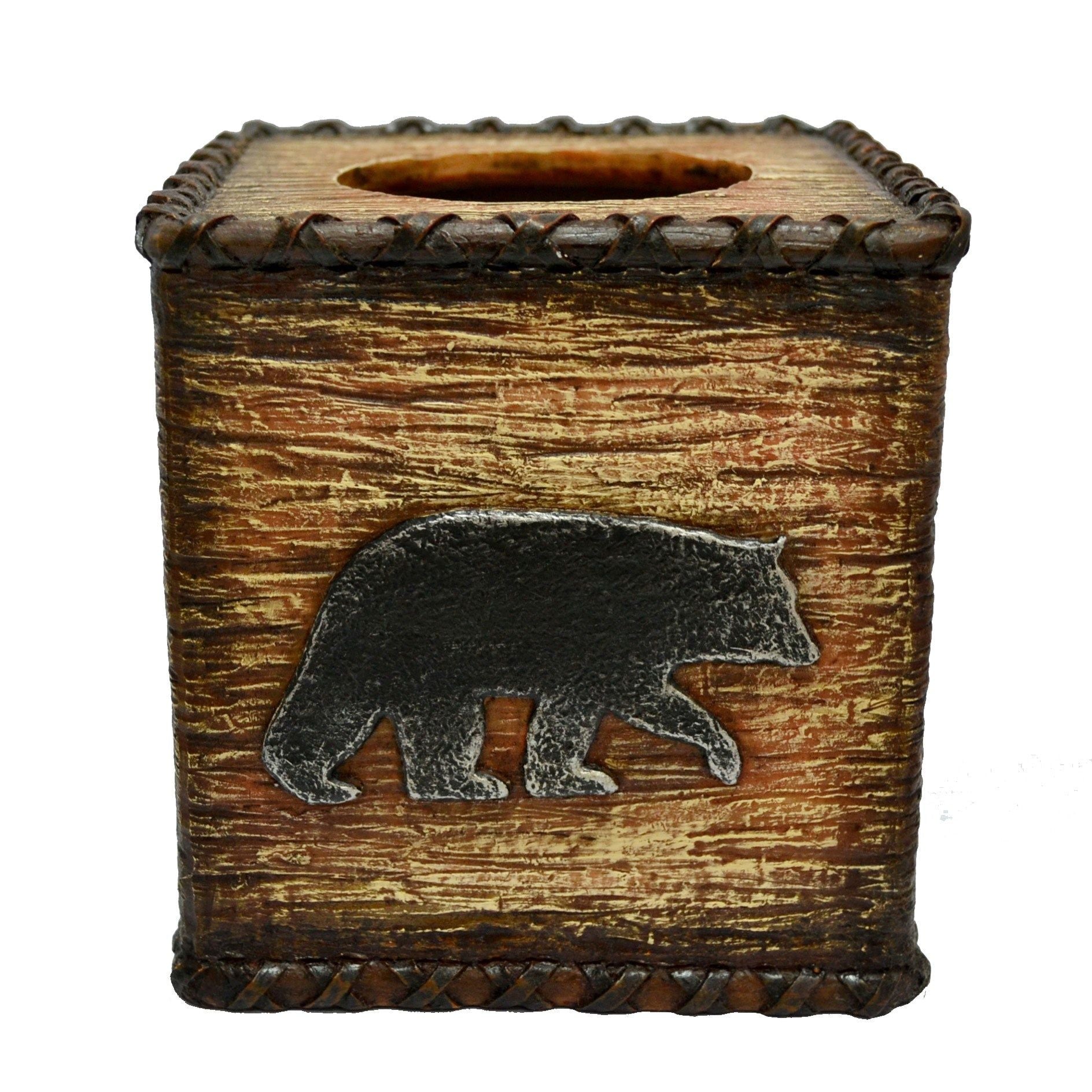 Lodge Bear - Bathroom Sets (Set of 5), 2 Per Carton - Brown
