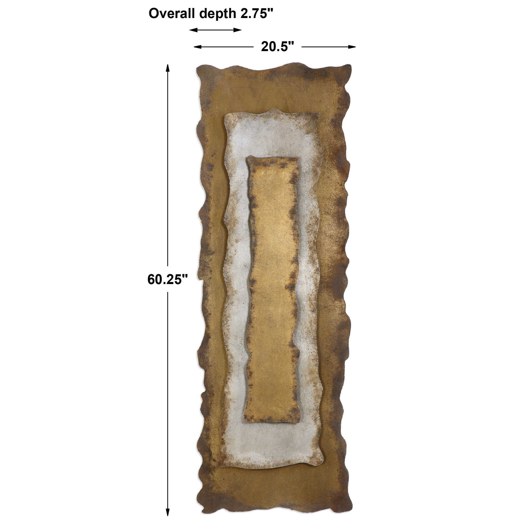 Jaymes - Oxidized Panel - Gold