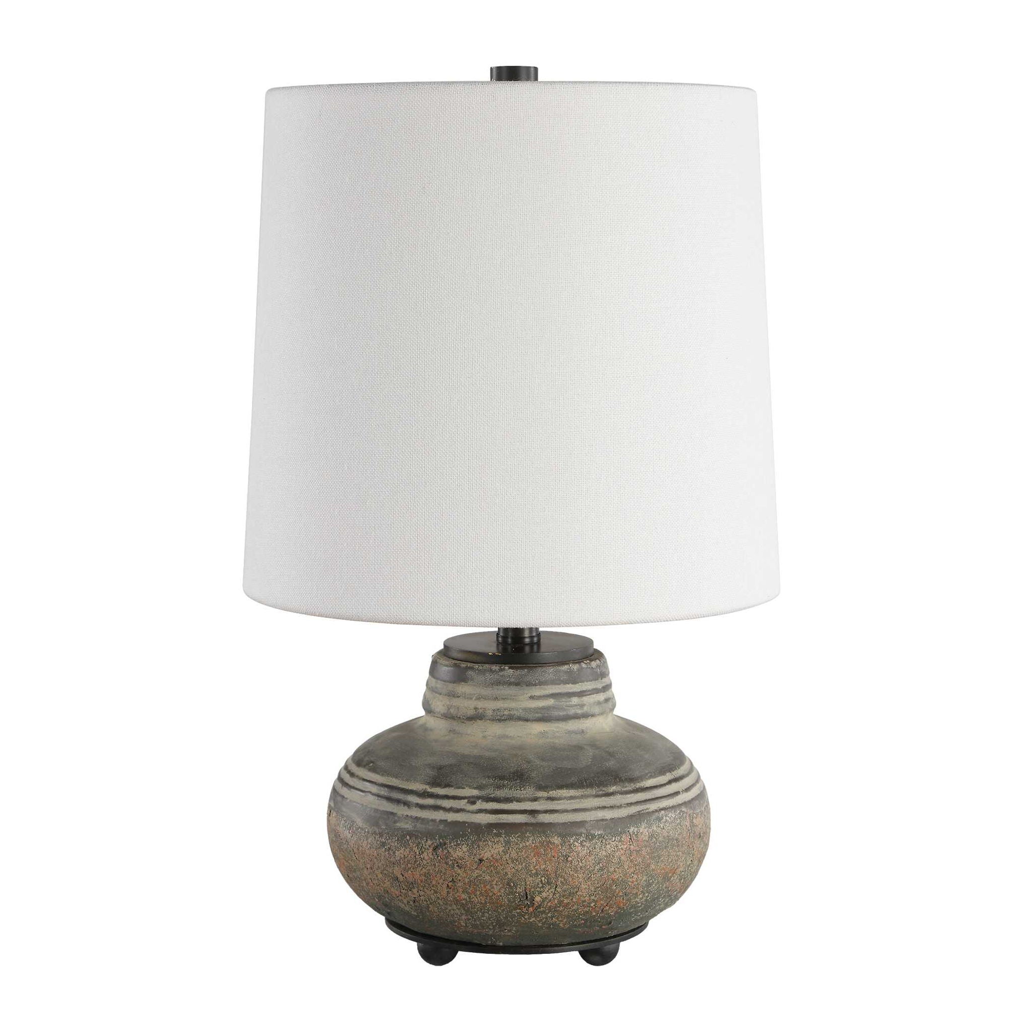 Wester - Ceramic Table Lamp - Brown,Gray