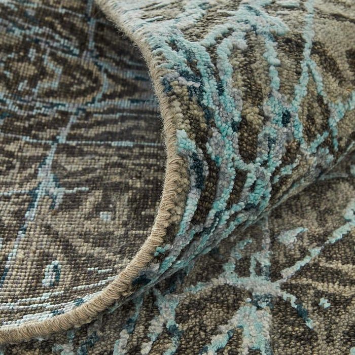 ADIRA Collection - 6022L Silver/Turquoise