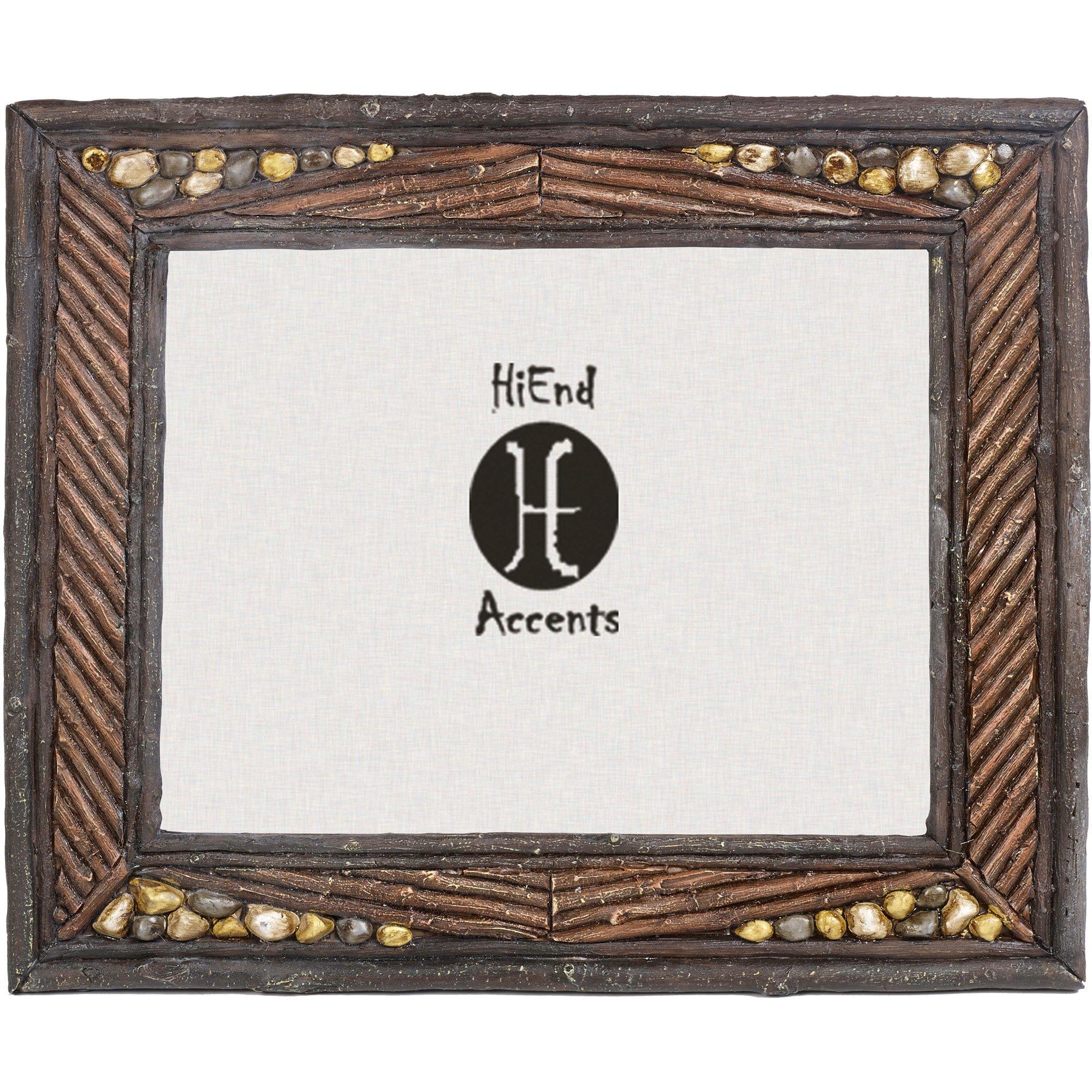River Rock - 4" x 6" Picture Frame 4 Per Carton - Dark Brown