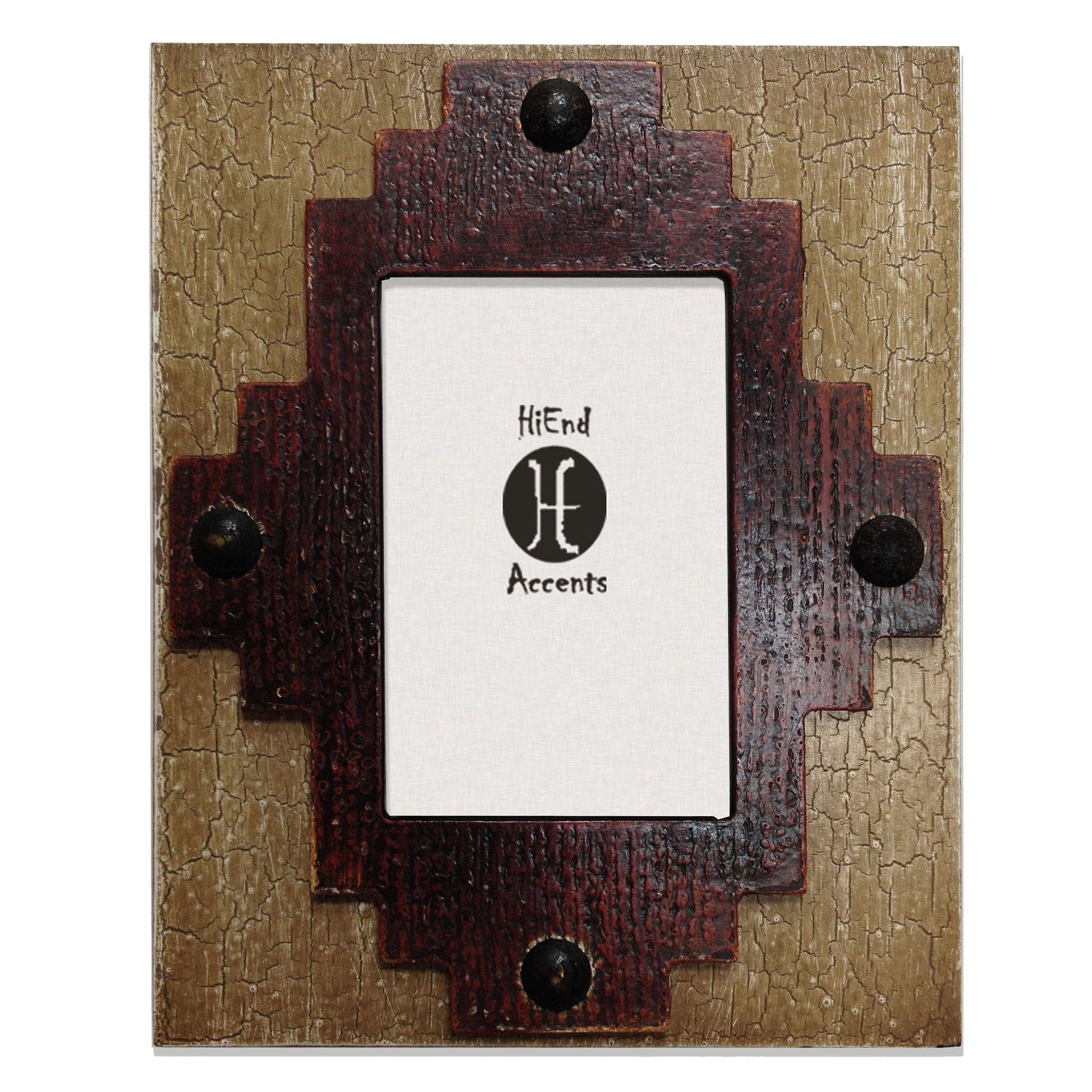 Picture Frame - 4" x 6" Santa Fe Center Picture Frame 4 Per Carton - Red