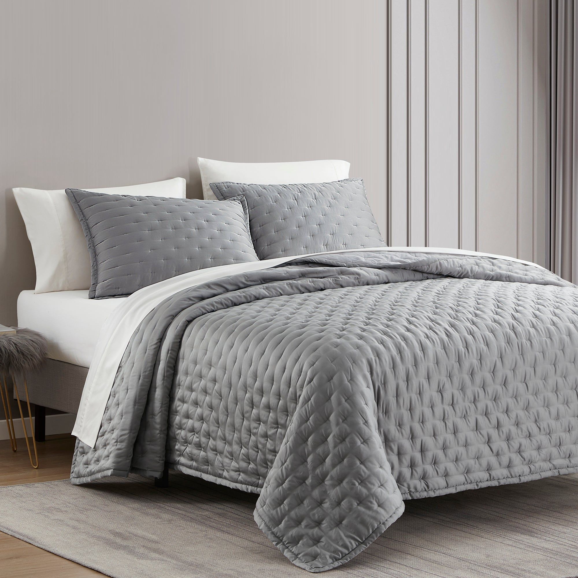 Lyocell - Full/Queen Eucalyptus Quilt - Gray