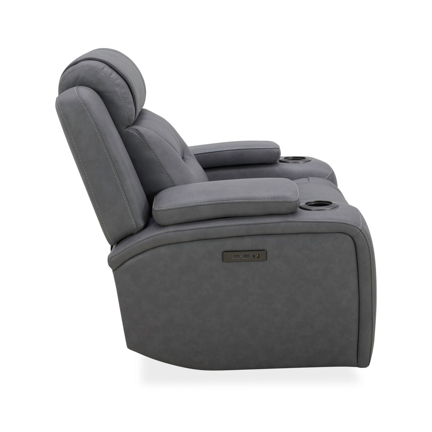 Chapman - Swivel Glider Recliner P2 - Aline Blue Gray
