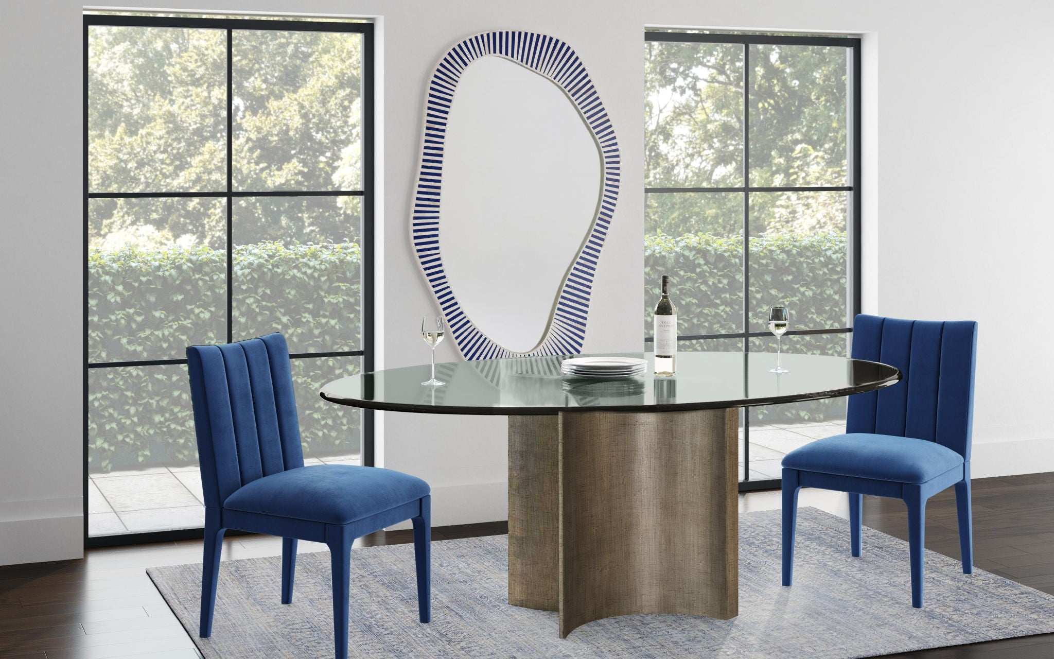 Brianne - Dining Chair - Navy