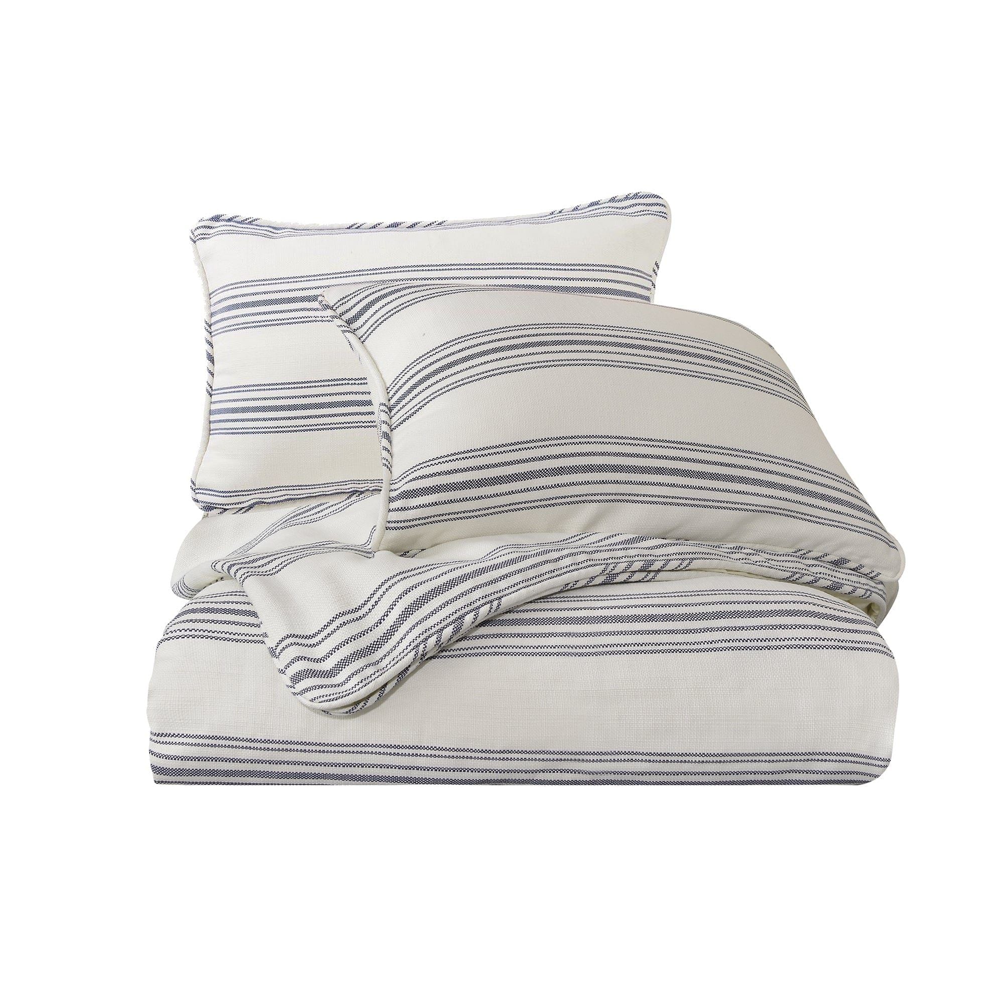 Prescott - Queen Comforter Set (Set of 3) - Navy