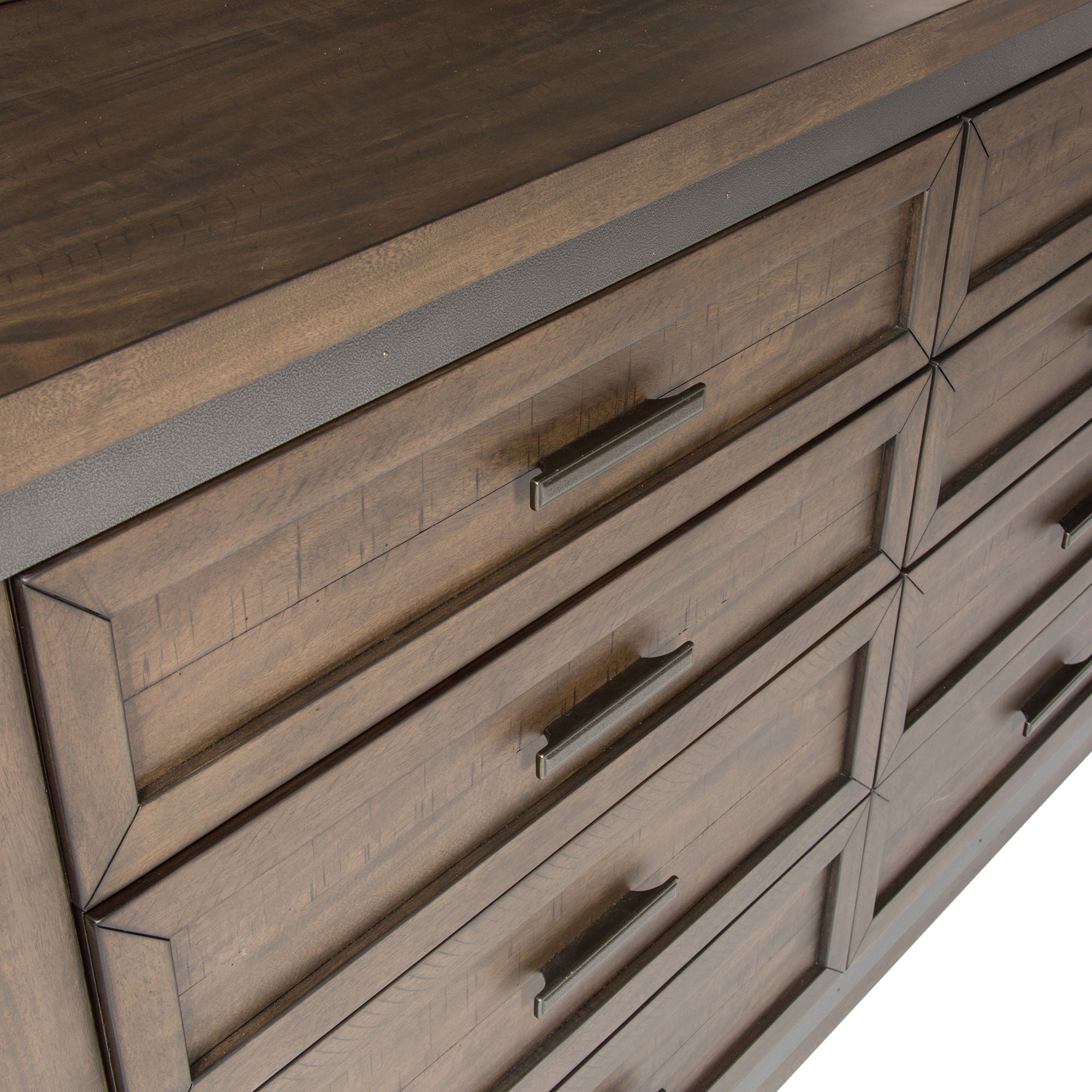 Thornwood Hills - Dresser & Mirror - Rock Beaten Brown