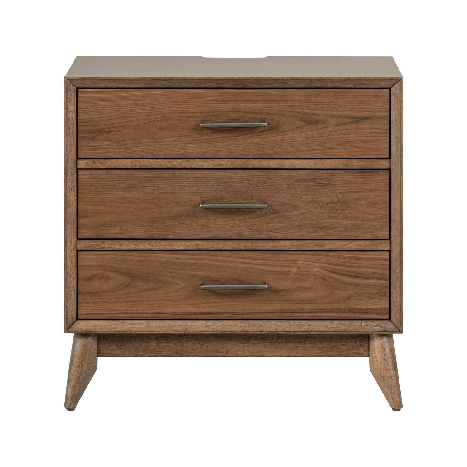 Century Modern - Nightstand With Charging Station - Walnut