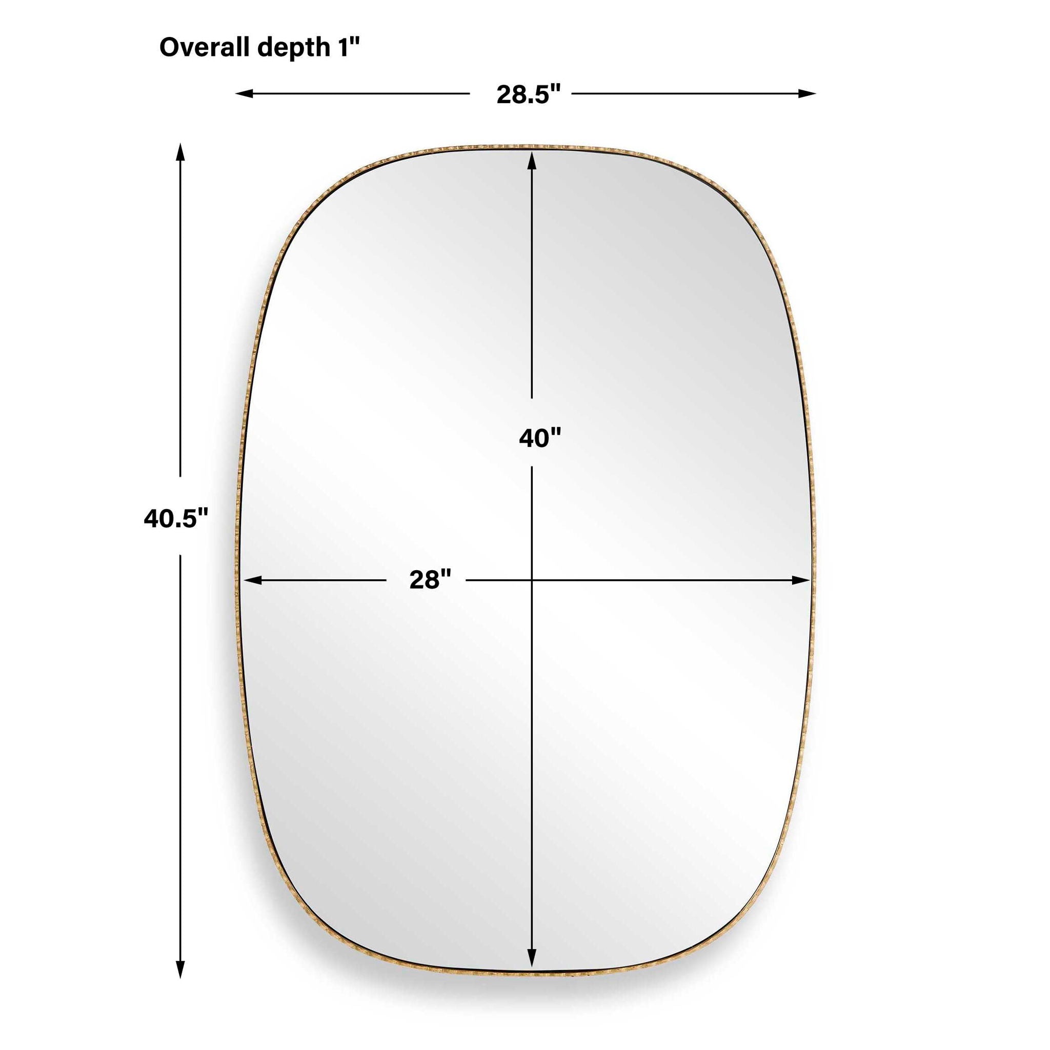Nidia - Mirror - Antique Gold