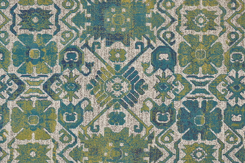 FOSTER Collection - 3758F Green/Beige