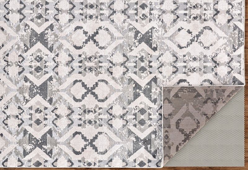 PRASAD Collection - 3893F Gray/Ivory