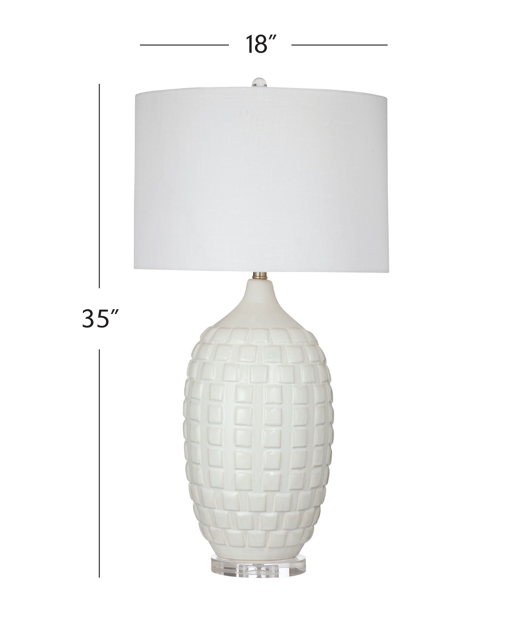 Sesser - Table Lamp - White