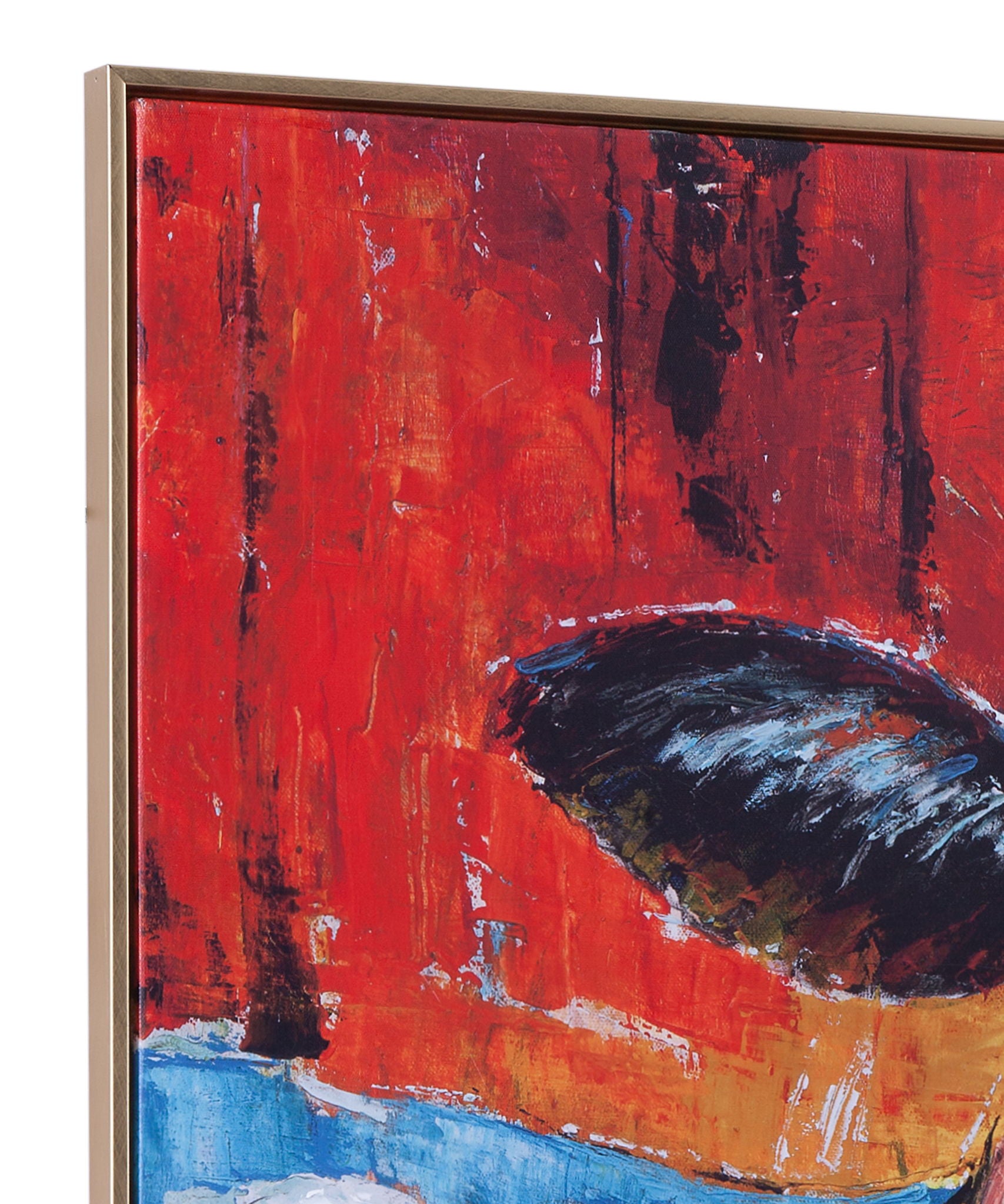 Cool Dude Framed Canvas - Red