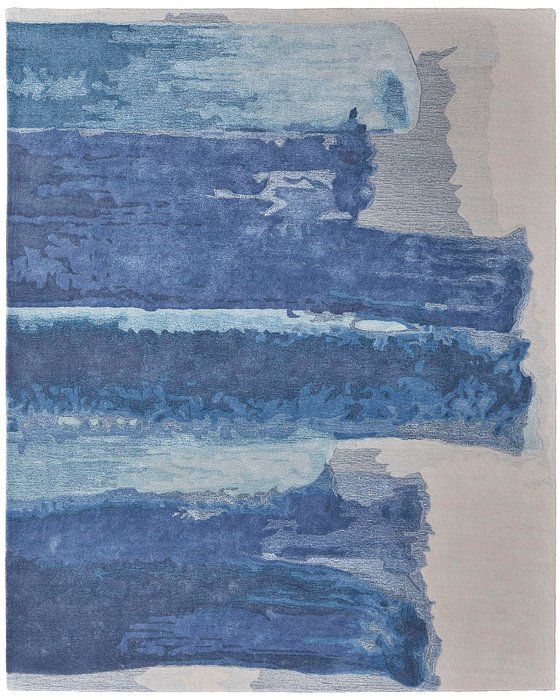 ANYA Collection - 8921F Blue/Ivory