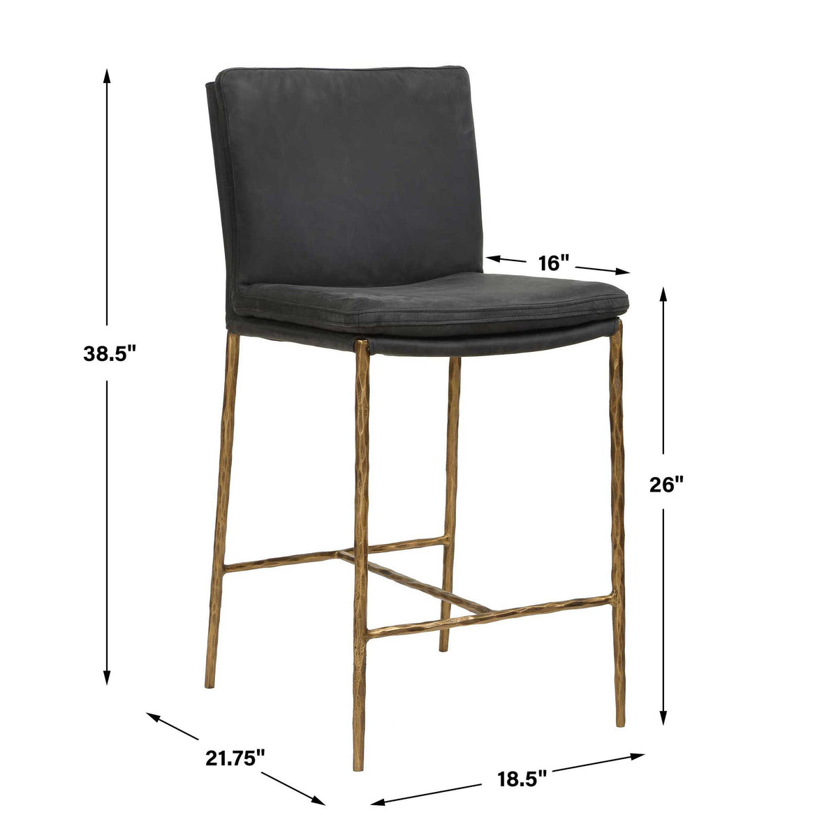 Ascend - Counter Stool - Charcoal