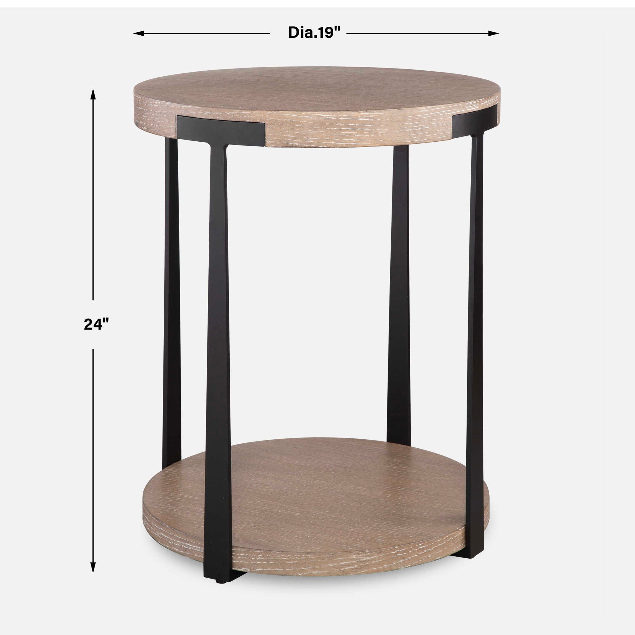 Palisade - Round Side Table - Natural