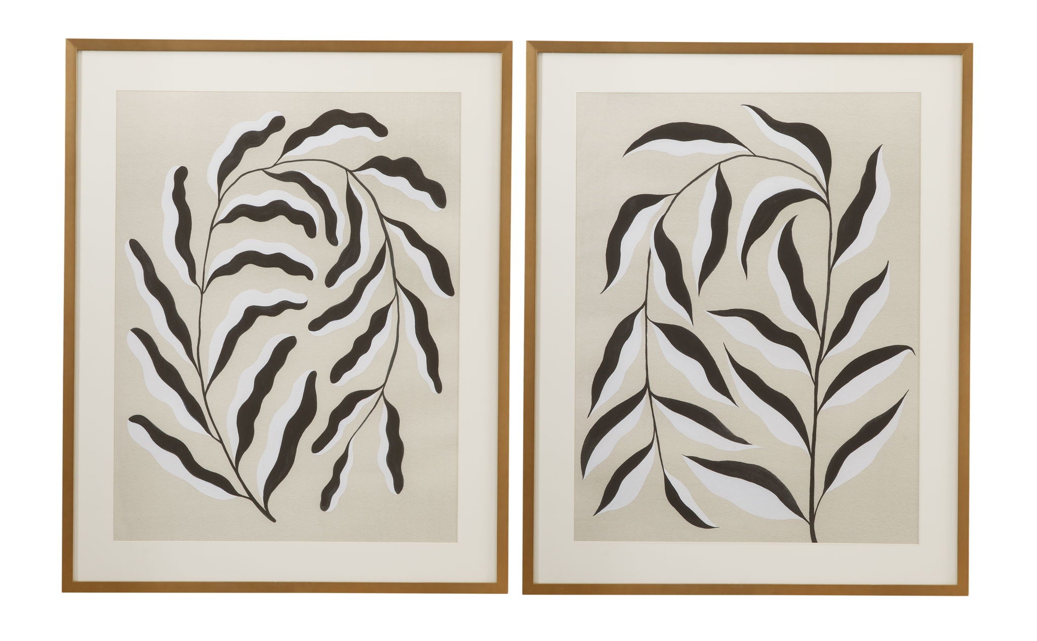 Emerging Weeds I Framed Print - Gray