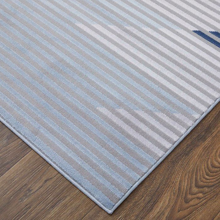 MARIGOLD Collection - 3830F Gray/Light Blue