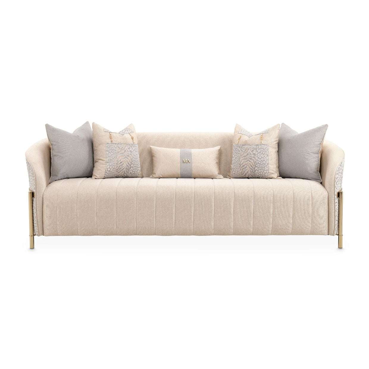Lisbon - Sofa - Opal / Gold