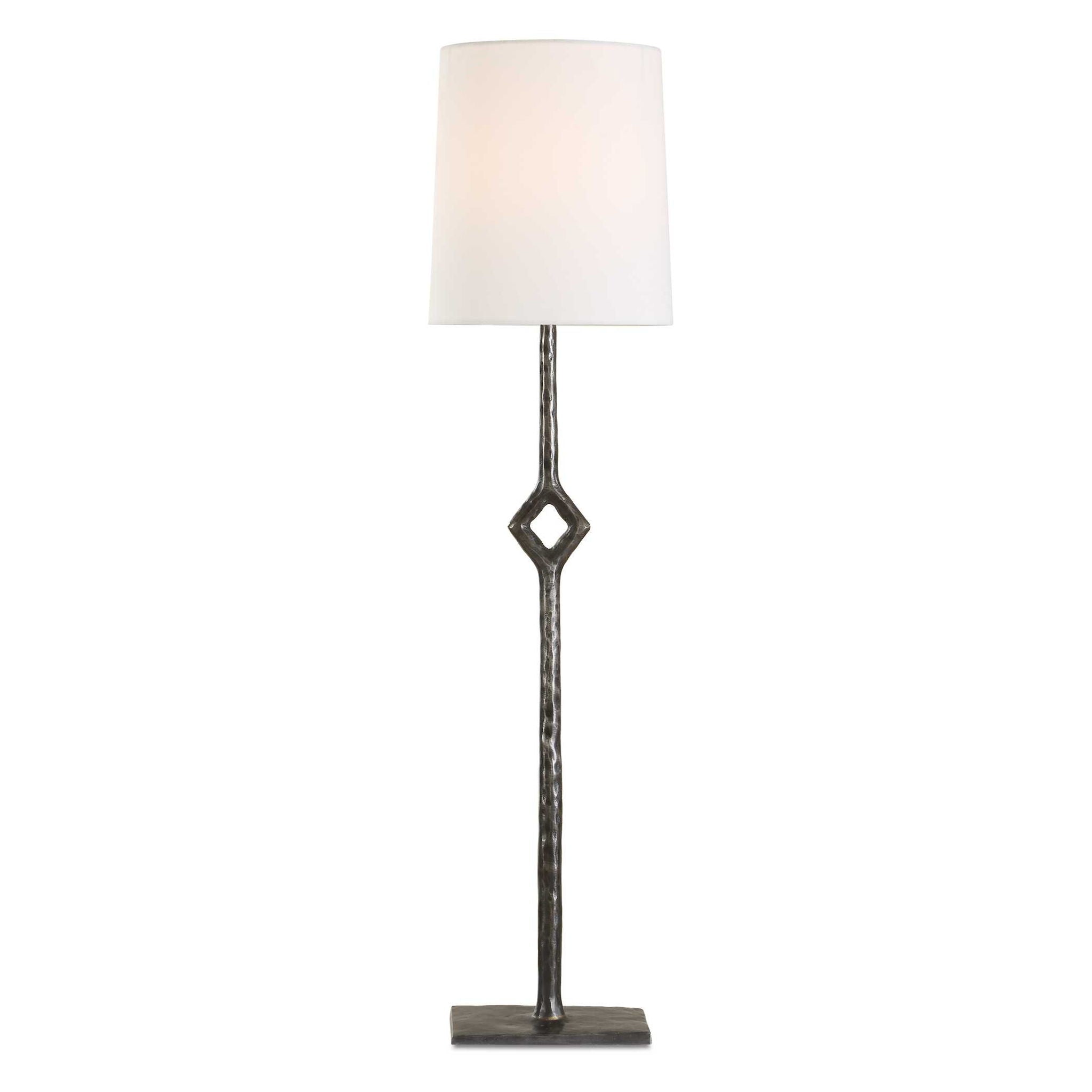 Puncture - Cordless Iron Buffet Lamp - Black / Bronze