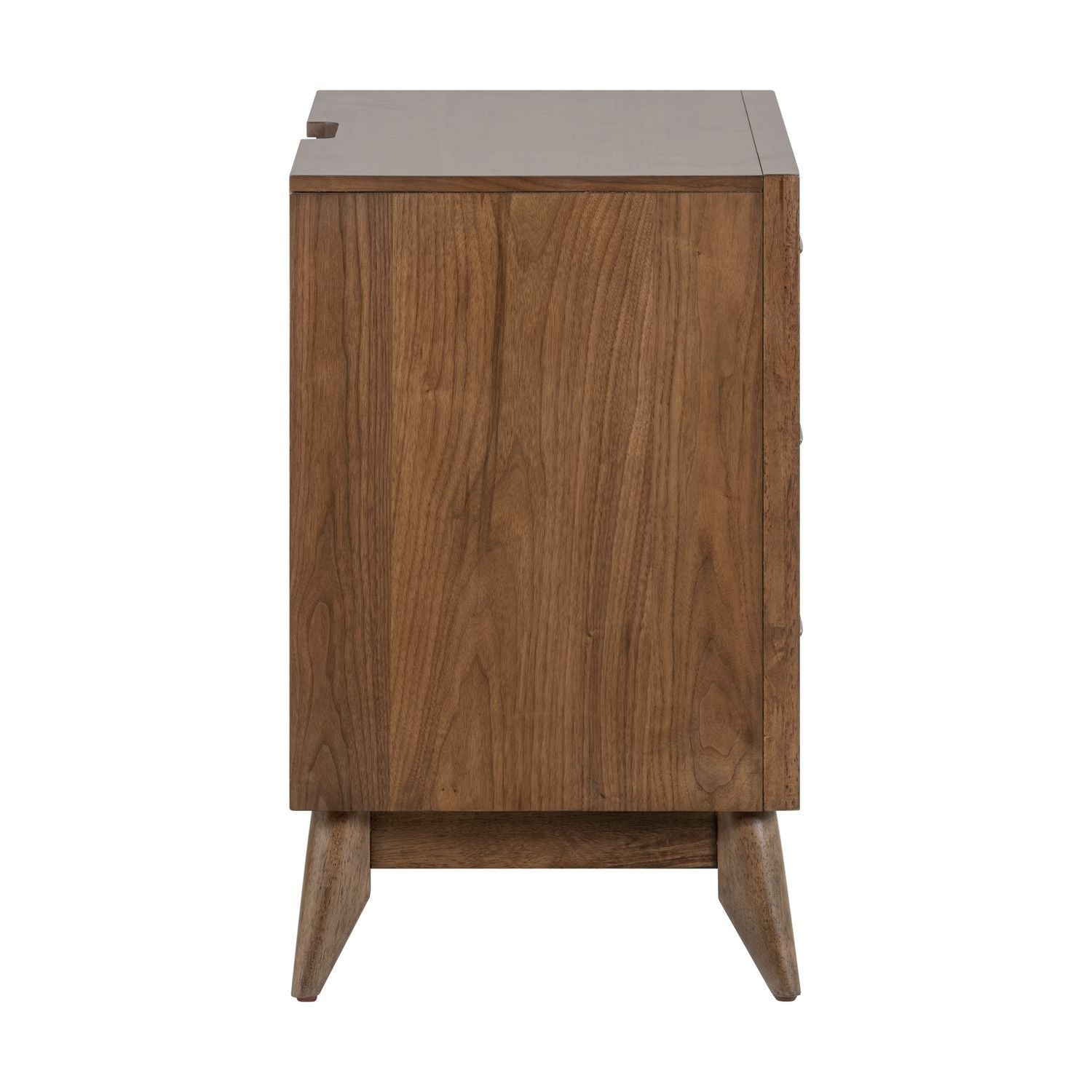 Century Modern - Nightstand With Charging Station - Walnut