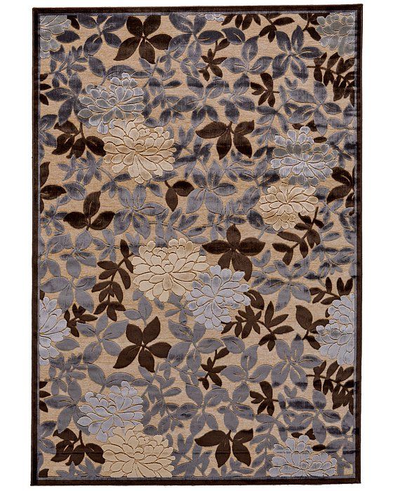 SAPHIR Collection - 3784F Ivory/Dark Gray