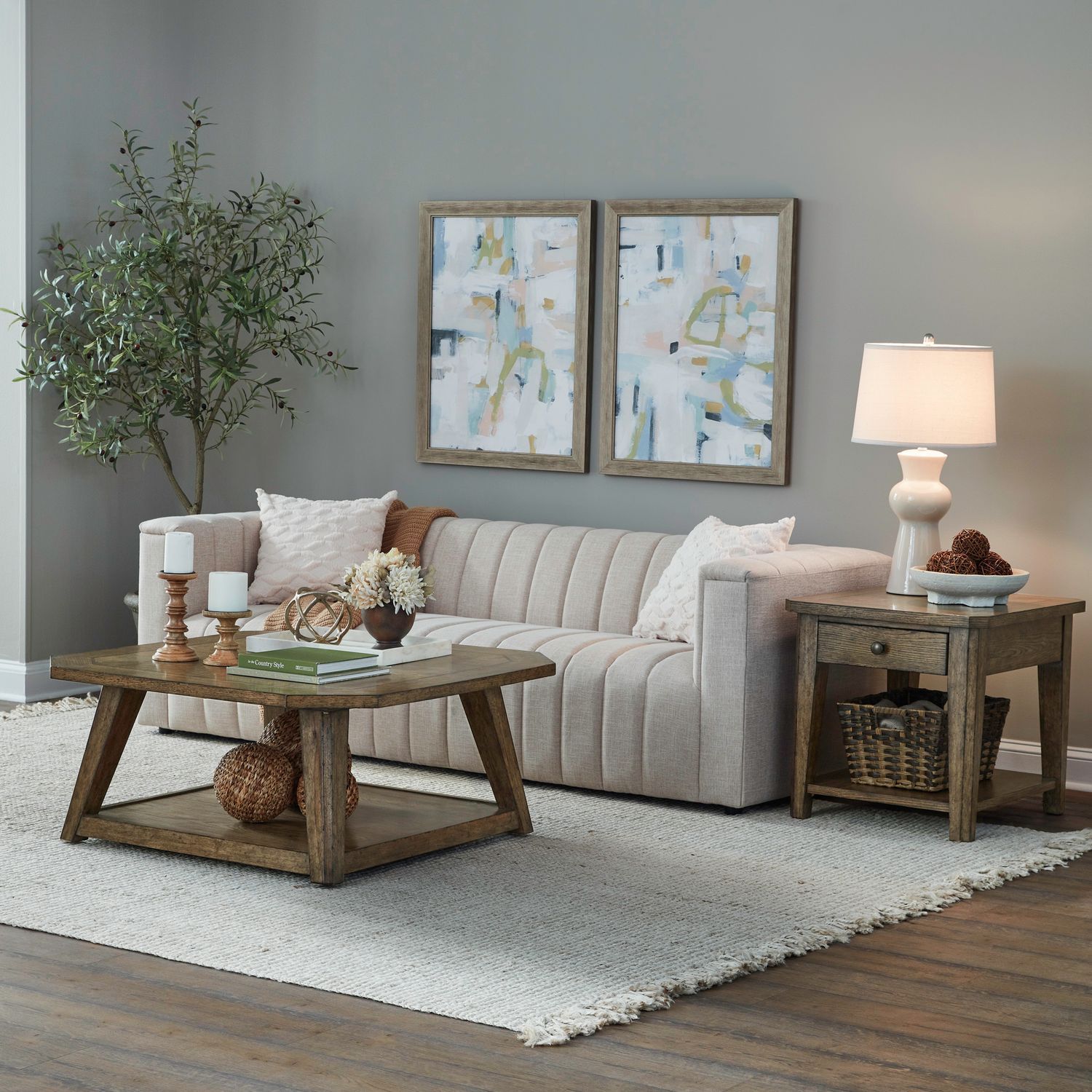 Carolina Park - 3 Piece Set - Amber Brown