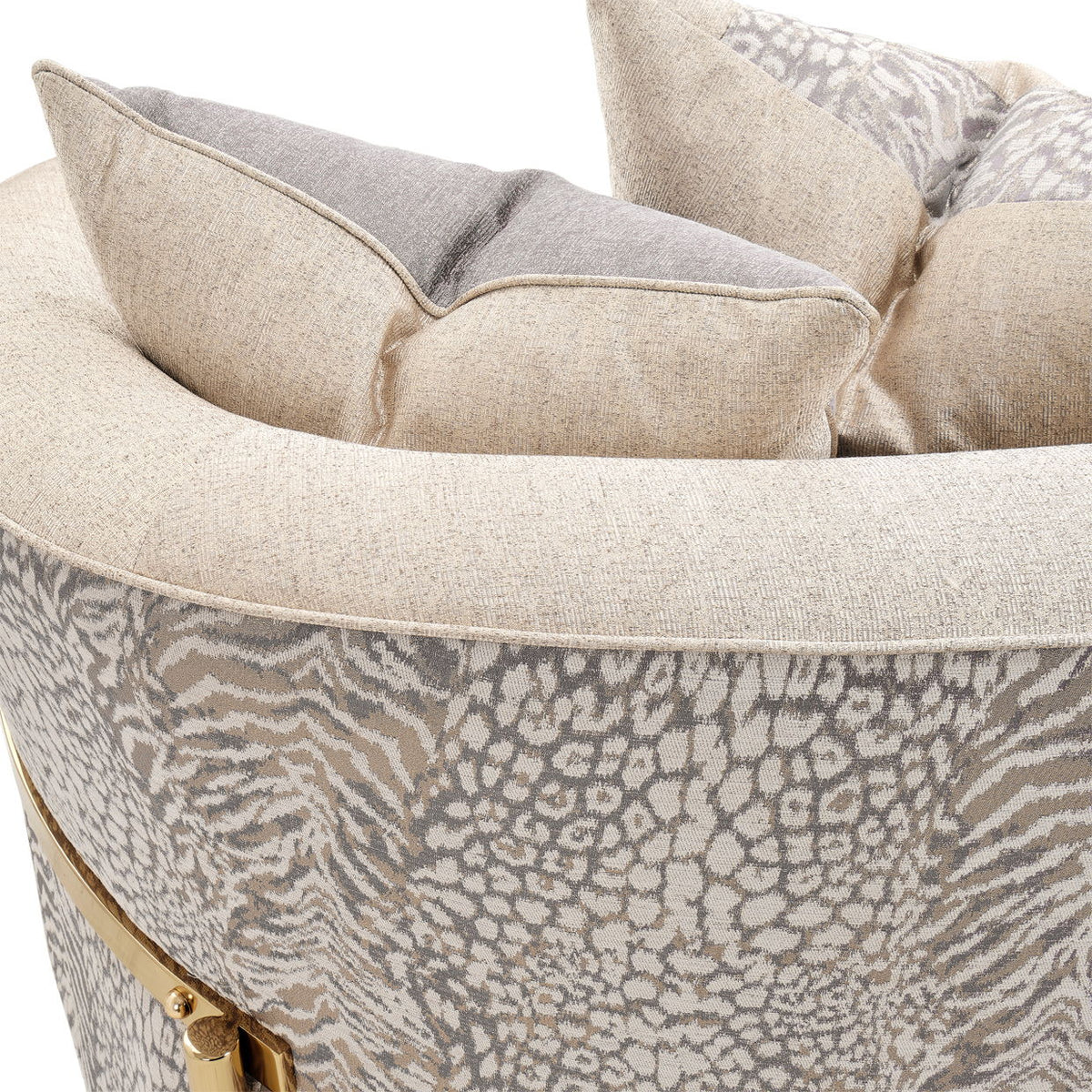 Lisbon - Loveseat - Opal / Gold