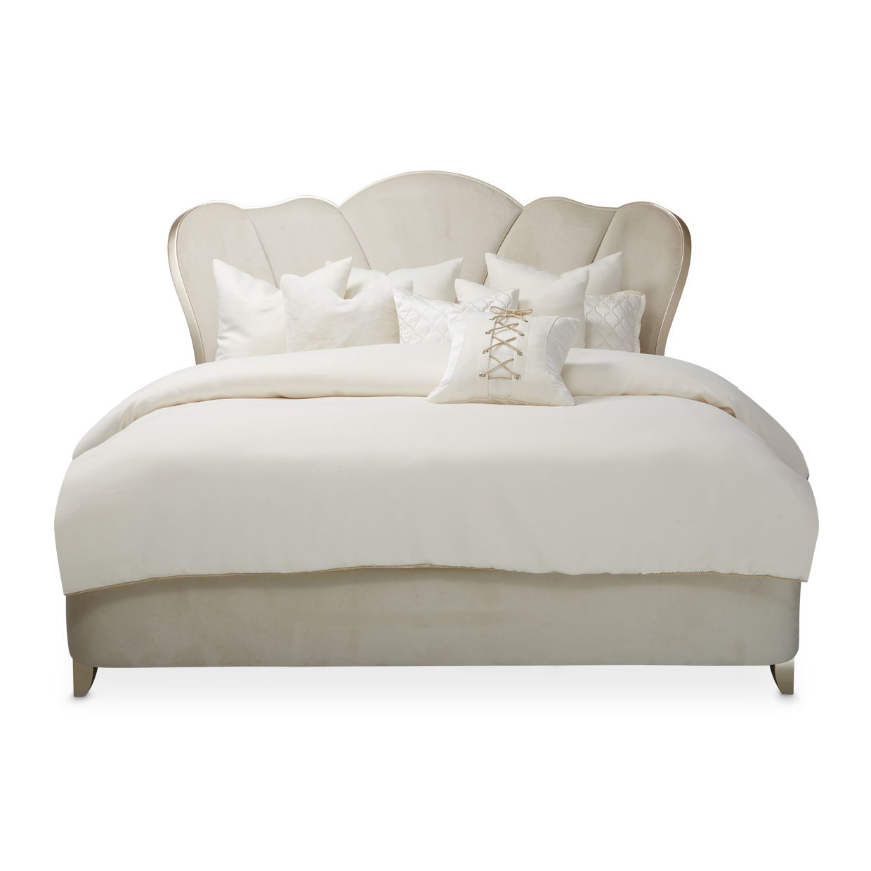 Villa Cherie - Channel Tufted Bed