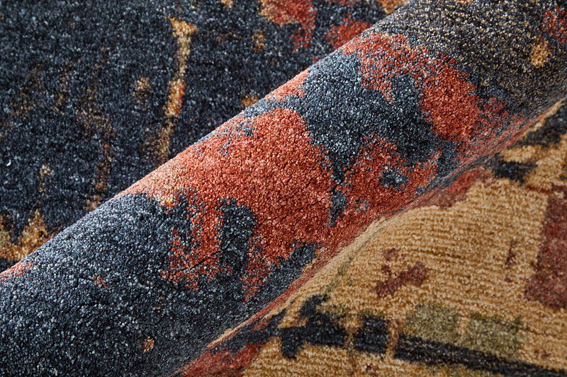 PEARSON Collection - 39SQF Dark Blue / Rust