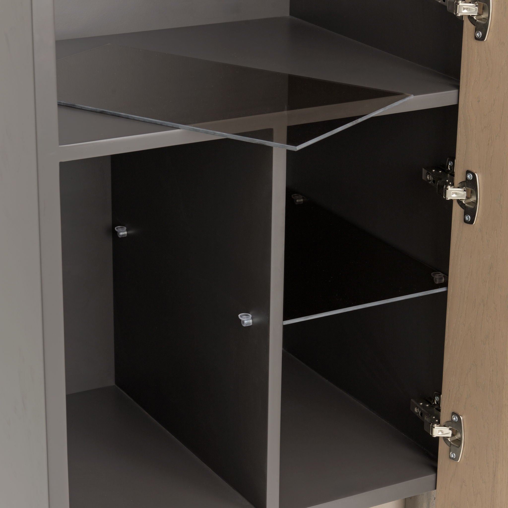 Bristol Point - Bar Cabinet - Saddle Brown