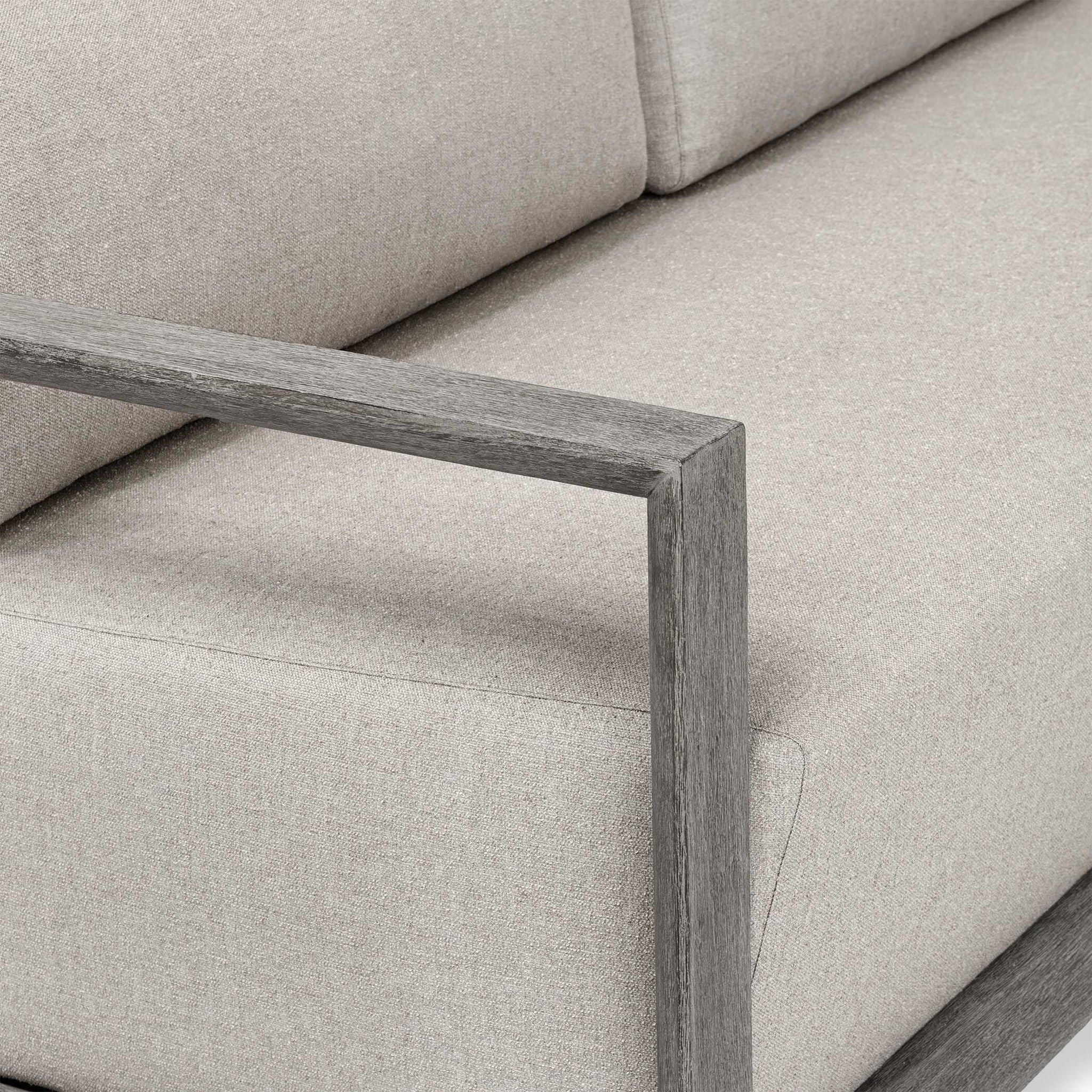 Remsen - Outdoor Sofa - Weathered Gray / Dove